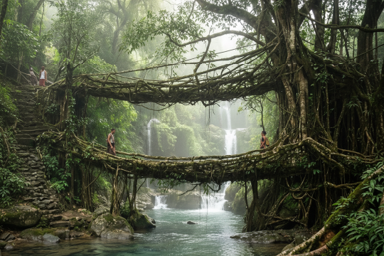 Living Root Bridges (Meghalaya)